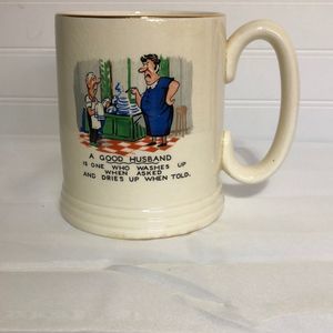🔴 2/$25 Elijah Humorous Tankard, Lord Nelson Ware, Staffordshire England,